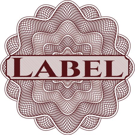 Label rosette