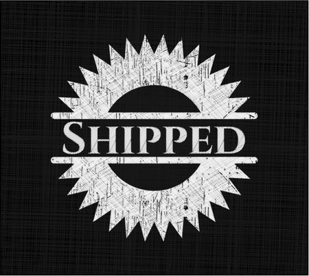 Shipped chalkboard emblem