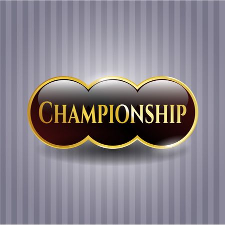 Championship gold emblem