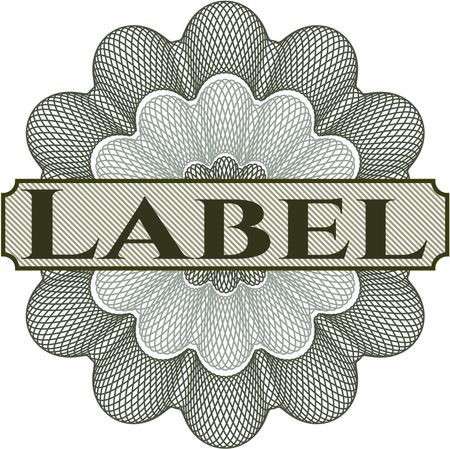 Label rosette