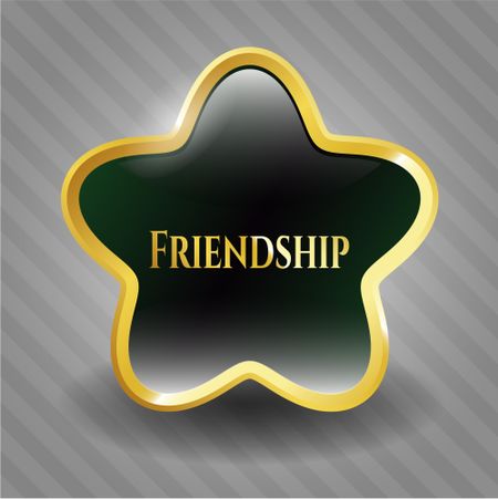 Friendship gold emblem