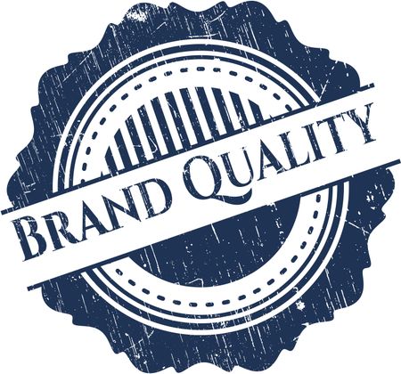 Brand Quality rubber grunge texture stamp