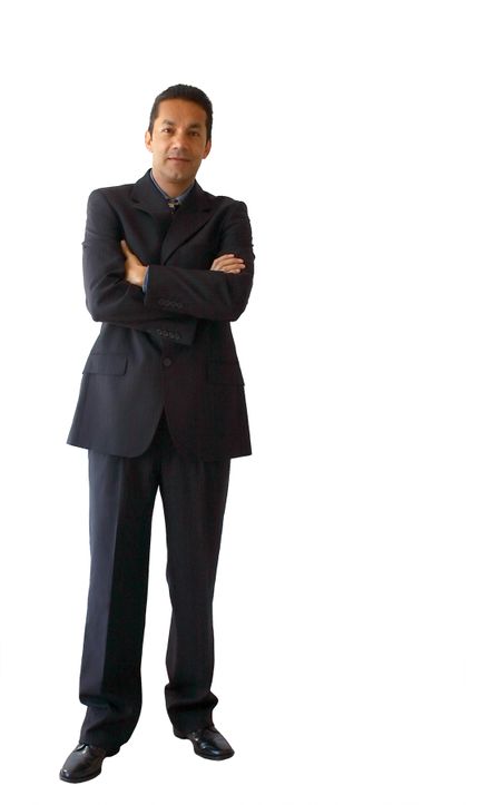 business man standing in a casual pose