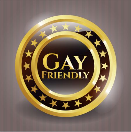 Gay Friendly shiny emblem