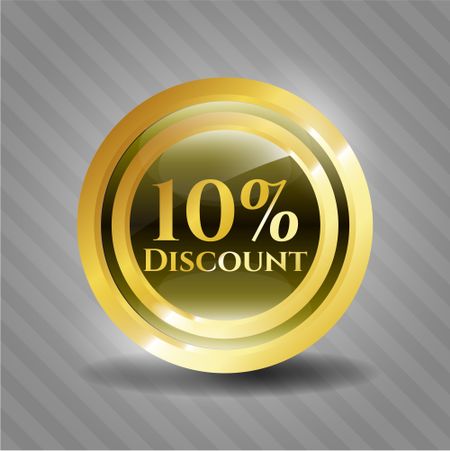 10% Off shiny badge