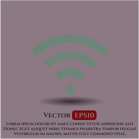 Wifi signal vector symbol