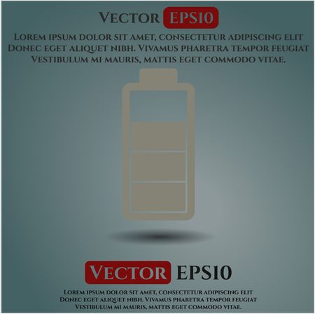 Battery icon vector illsutration