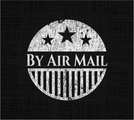 By Air Mail chalk emblem