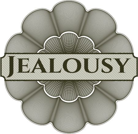 Jealousy abstract rosette