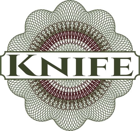 Knife linear rosette