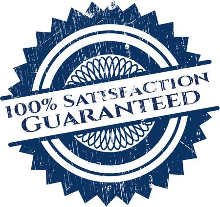 100% Customer Satisfaction grunge stamp