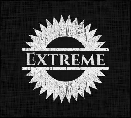 Extreme with chalkboard texture