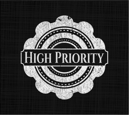 High Priority chalk emblem