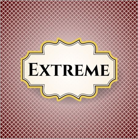 Extreme card or poster