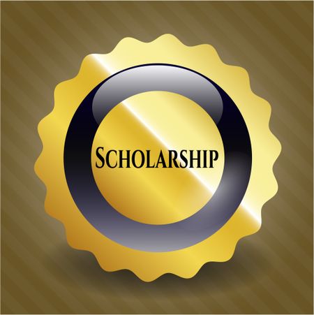 Scholarship golden badge