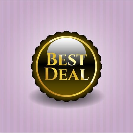 Best Deal golden emblem or badge