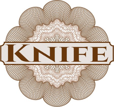 Knife money style rosette