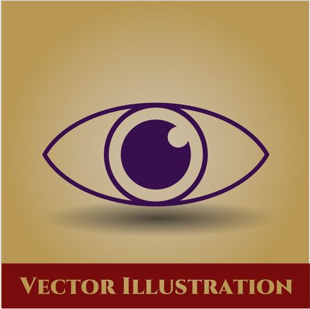 Eye vector symbol