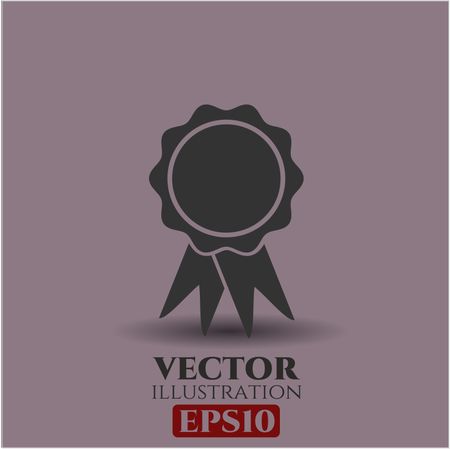 Ribbon vector icon or symbol