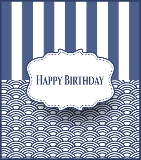 Happy Birthday card, colorful, nice design