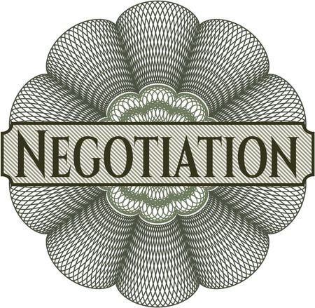 Negotiation linear rosette