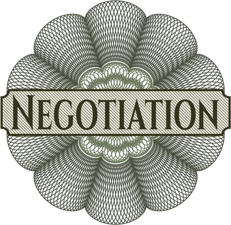 Negotiation linear rosette