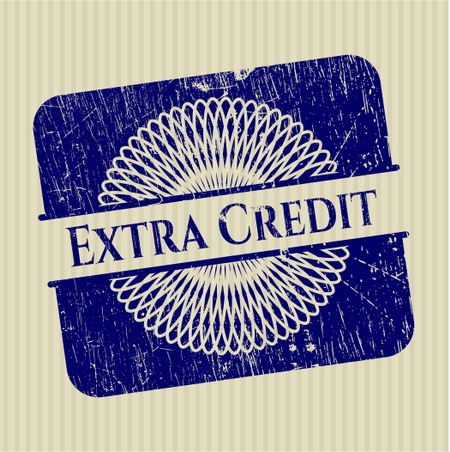 Extra Credit grunge stamp