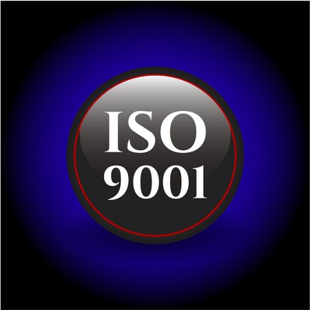 ISO 9001 black emblem