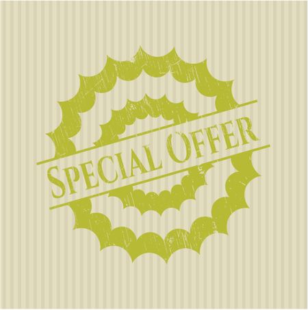 Special Offer grunge stamp