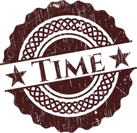 Time rubber grunge seal