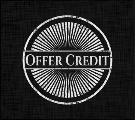 Offer Credit chalk emblem