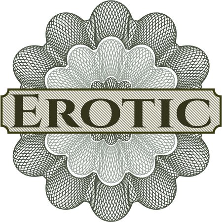 Erotic abstract linear rosette