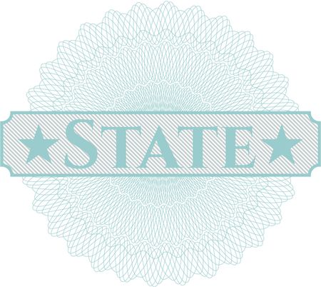 State money style rosette