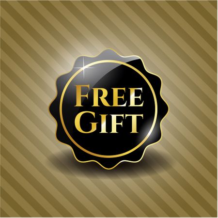 Free Gift dark badge