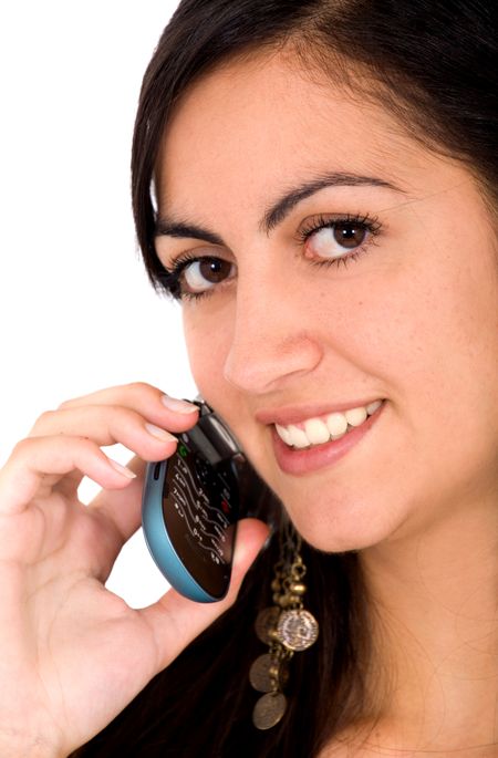 young business woman on the phone
