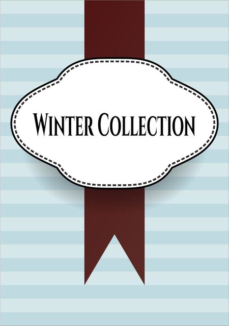 Winter Collection card, colorful, nice desing