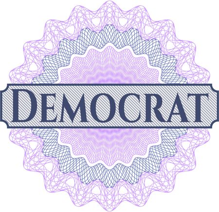 Democrat rosette