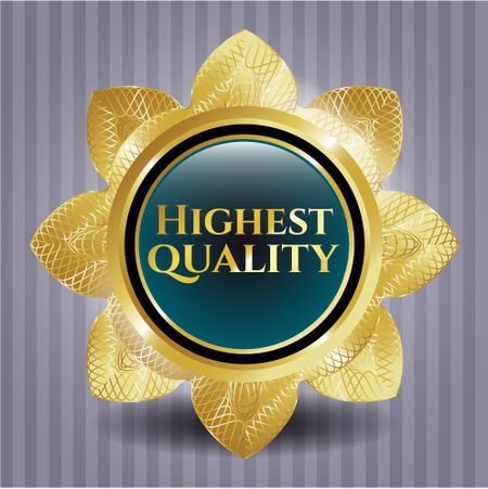 Highest Quality gold badge