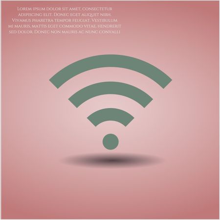 Wifi signal icon vector illsutration
