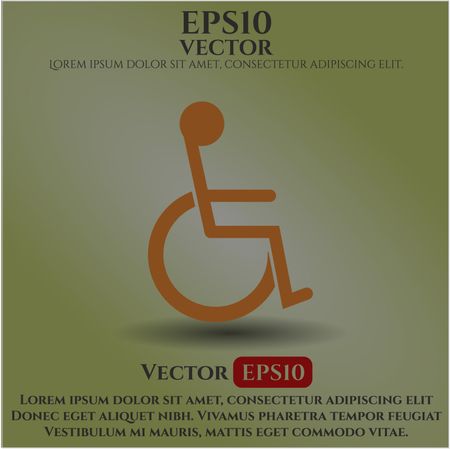 Disabled (Wheelchair) icon or symbol