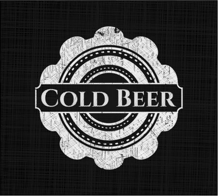 Cold Beer written on a chalkboard