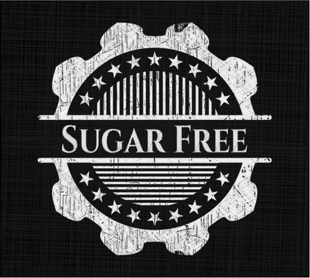Sugar Free chalkboard emblem