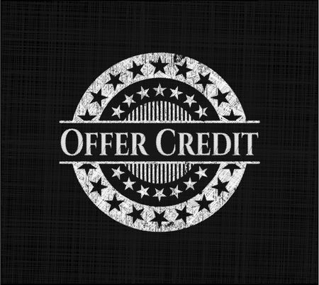 Offer Credit chalk emblem