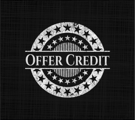 offer-credit-chalk-emblem-334821617 Offer Credit chalk emblem