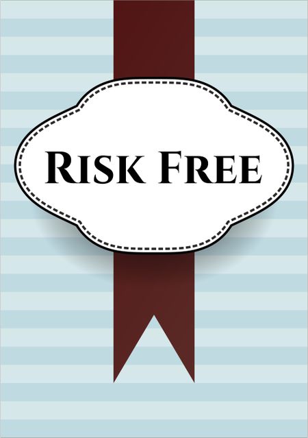 Risk Free card or poster