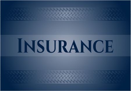 Insurance banner or card