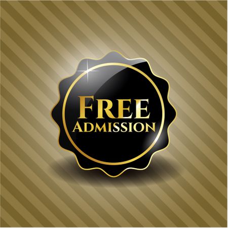 Free Admission black emblem