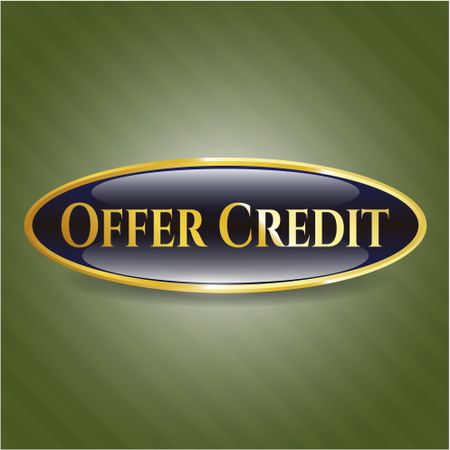 Offer Credit gold emblem