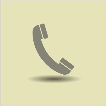 Old Phone icon vector illustration
