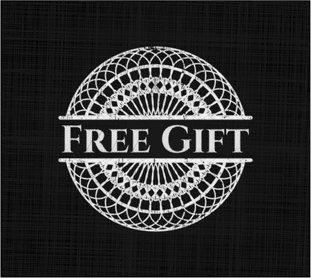 Free Gift on blackboard